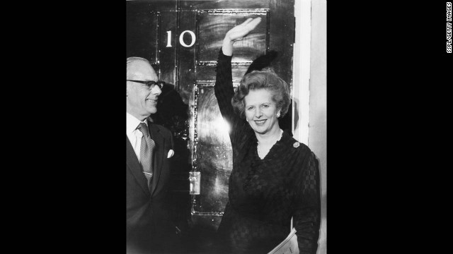 Thatcher secures her second term of office in June 1983. She won a landslide re-election on the heels of the Falklands victory, with her Conservative Party taking a majority of seats in Parliament with 42% of the vote.