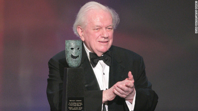 Durning is honored with the Life Achievement Award at the The Screen Actors Guild Awards on January 27, 2008.