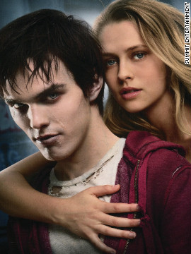 Nicholas Hoult and Teresa Palmer star in "Warm Bodies," based on the novel by Isaac Marion. Hoult plays a zombie who falls for Julie (Palmer), the girlfriend of one of his victims. Rob Corddry, Dave Franco and Analeigh Tipton also star in the comedy-horror-romance flick, to hit theaters on February 1.