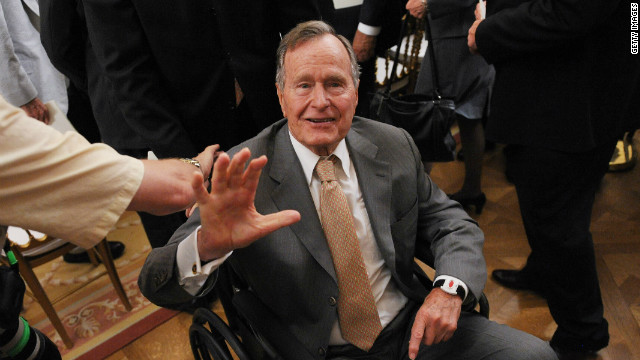 Former President George H.W. Bush no longer in intensive care