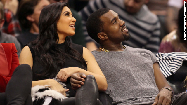 Kim and Kanye were all smiles as they cuddled up courtside at the Denver Nuggets and Los Angeles Clippers game on December 25. By the following Sunday, Kanye spilled the beans that they're expecting.