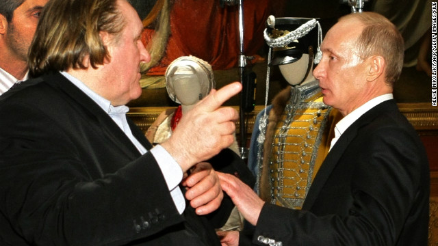 Putin ofrece pasaporte ruso al actor Gérard Depardieu