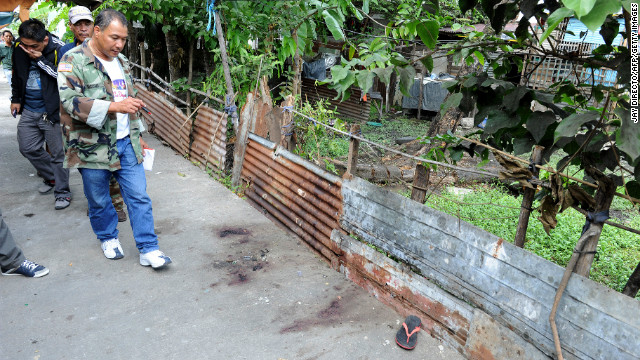 Hombre mata a nueve personas en tiroteo en Filipinas