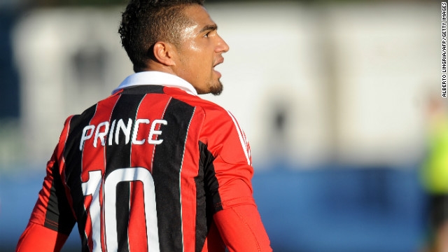 AC Milan's Kevin-Prince Boateng suffered abuse from fans friendly match against Pro Patria in January 3, 2013. Boateng stormed off the pitch after being subjected to racist chants.