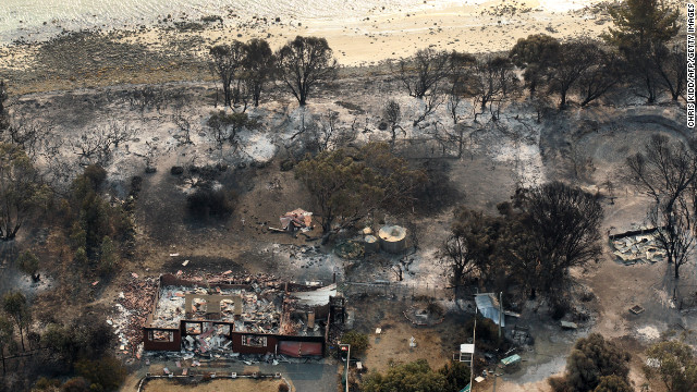 Decenas de desaparecidos por incendios forestales en Tasmania