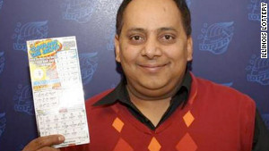 Urooj Khan, 46, won $1 million before taxes on an Illinois lottery scratch ticket in June.