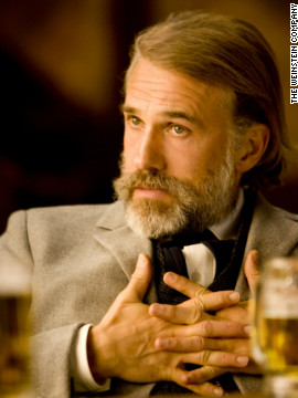 The actor won the first award of the night for his portrayal of the German bounty hunter, Dr. King Schultz, in "Django Unchained."