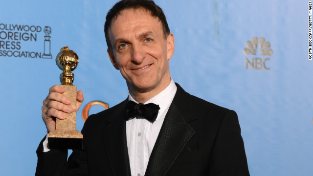 Mychael Danna won the Golden Globe for the best original motion picture score for his work on "Life of Pi," a movie he called "the film of a lifetime" in his acceptance speech.