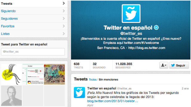 El español ya es la segunda lengua más usada en Twitter
