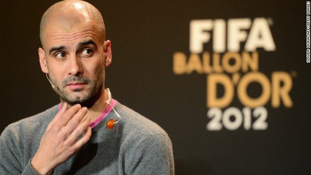 Pep Guardiola has been on a year-long sabbatical in the U.S. after stepping down as Barcelona coach, but he returned to Europe in January for the Ballon d'Or when he was shortlisted for FIFA's world coach of the year award.