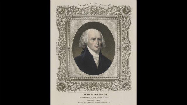 James Madison was inaugurated for his second term on March 4, 1813.