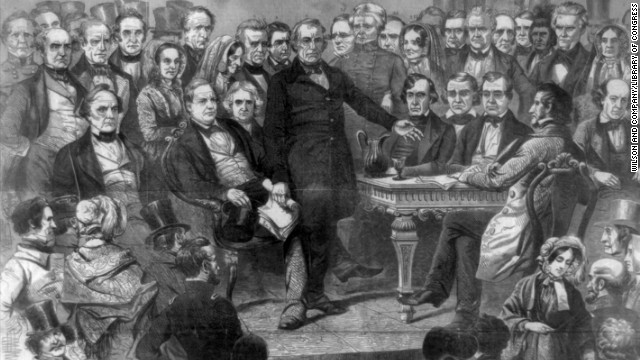 Zachary Taylor is sworn in on March 5, 1849.