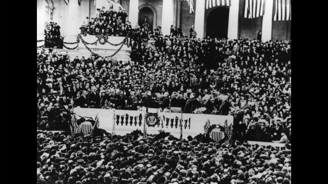 Woodrow Wilson's first inauguration was held on March 4, 1913.