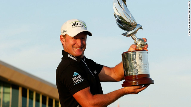 Welshman Jamie Donaldson claimed his second European Tour victory at the Abu Dhabi Golf Championship