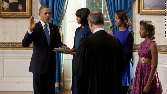 Biblias, juramentos, desfiles...todos los detalles de la toma de posesión de Obama