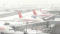 Snowstorms hit Europe 