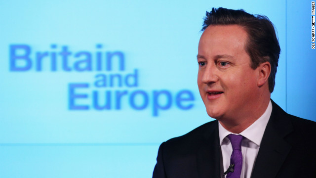 Cameron promises referendum on Britain's place in Europe