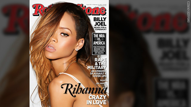 Rihanna covers the February 1 issue of Rolling Stone magazine, in which she discusses her relationship with Chris Brown.