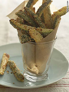 Eat 11 of these crispy veggies for only 181 calories, plus you'll get a boost of vitamin C. Try this recipe: Zucchini Fries 