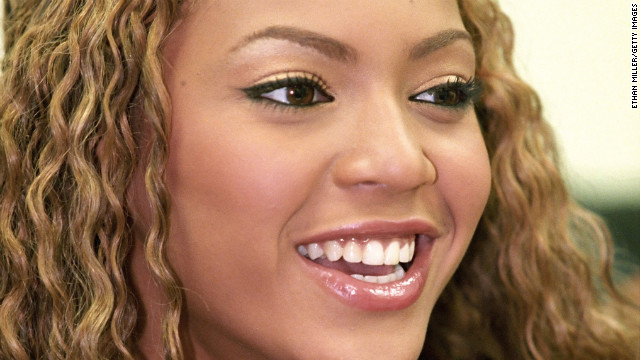 Beyonce Knowles is interviewed before a performance with Destiny's Child at the Hard Rock Hotel and Casino in Las Vegas on July 2, 2000.