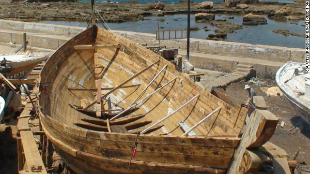 Former Royal Navy officer Beale hopes to sail a replica Phoenician sailboat across the Atlantic to prove the ancient civilization had the capability to make the voyage 2,000 years before Columbus.