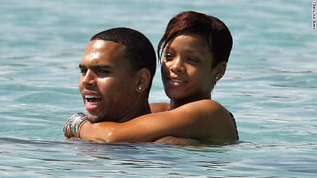 The couple spent time together on the beach in Barbados in August 2008.