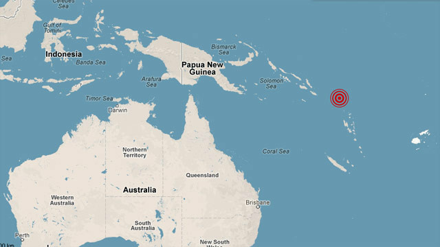 Third large quake in a week hits Solomon Islands