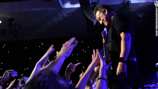 Honoree Bruce Springsteen performs onstage at MusiCares Person Of The Year Honoring Bruce Springsteen on Friday, February 8, in Los Angeles.