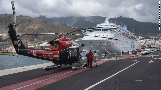 Cinco muertos en un simulacro de evacuación de un crucero en Islas Canarias, España