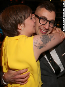 Lena Dunham: "I'm so proud of you!"<!-- -->
</br>Fun. guitarist Jack Antonoff: "I'm not even a 'new' artist."