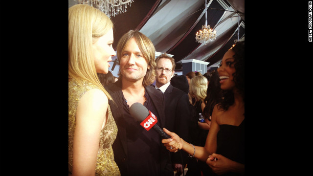 Can we talk about Keith Urban's look of love at Nicole Kidman for a second?