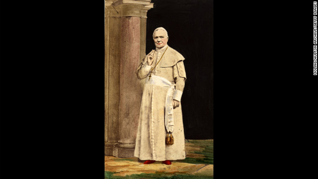 No. 1: Pope Pius IX reigned the longest of all popes, from 1846 to 1878, for a total of 31 years, 7 months and 23 days. 