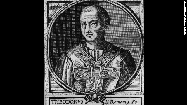 Pope Theodore II reigned for 20 days in 897.