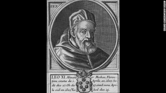 Pope Leo XI also reigned for 27 days in 1605.