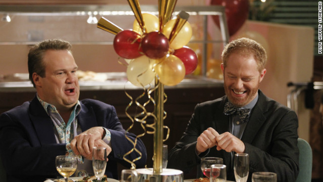 It's quite a feat to steal scenes regularly on one of the most acclaimed comedies on television, but Cam (Eric Stonestreet, left) and Mitchell (Jesse Tyler Ferguson) make it look easy on "Modern Family."