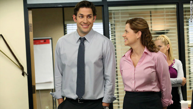 The "will they or won't they?" status of Jim Halpert (John Krasinski) and Pam Beesly (Jenna Fischer) remained the heart of "The Office" from early on. One wedding and two babies later, fans are wondering what will become of these two as the show comes to an end in May.