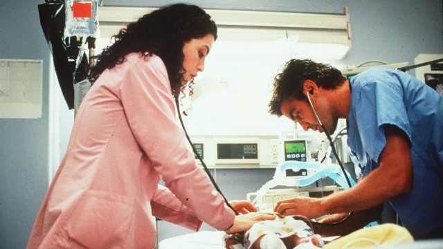 The romance between George Clooney and Julianna Margulies on the hit NBC medical drama "ER" didn't have all that much staying power. Both Clooney and Margulies eventually left the series, and it moved on without them.