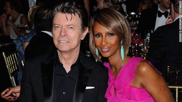 David Bowie and Iman married in 1992. His musical legacy coupled with her modeling career and cosmetics company makes this pair a force with which to be reckoned.