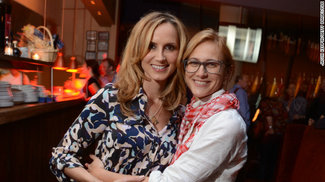 Country crooner <a href='http://tasteofcountry.com/chely-wright-pregnant-twins/' target='_blank'>Chely Wright is expecting identical twins</a> with her wife, Lauren. "We're excited to be parents, and we don't want to mess it up too badly," Wright joked on the <a href='http://www.youtube.com/watch?v=uaszUPe8hWo' >YouTube show "Gwissues"</a> in January. The couple expect their bundles of joy in July. 