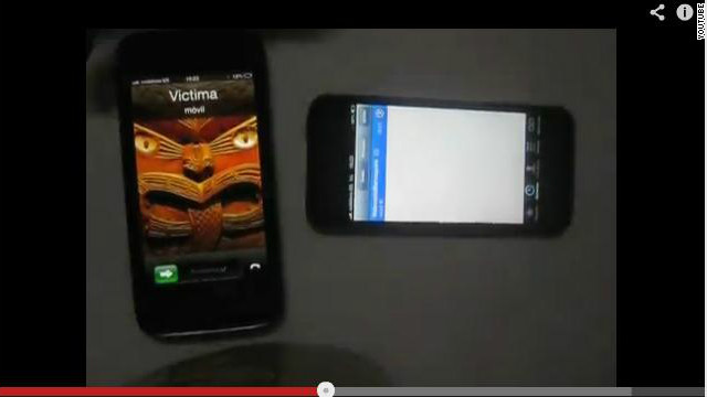 In a YouTube video, a user shows how a nearby phone can be used to bypass an iPhone password to access limited functions.