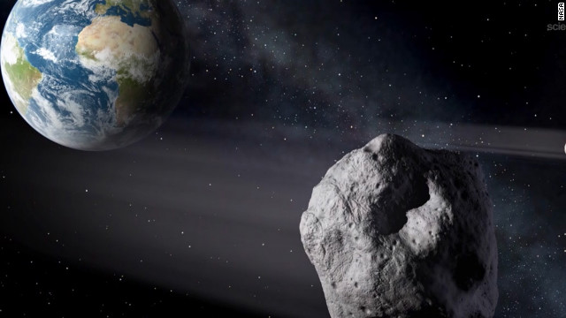 An asteroid is coming! But don't panic. NASA says Asteroid 2012 DA14 will make a record-close pass by Earth on February 15, but it won't hit us. Most asteroids are made of rocks, but some are metal. They orbit mostly between Jupiter and Mars in the main asteroid belt. Scientists estimate there are tens of thousands of asteroids and when they get close to our planet, they are called near-Earth objects.