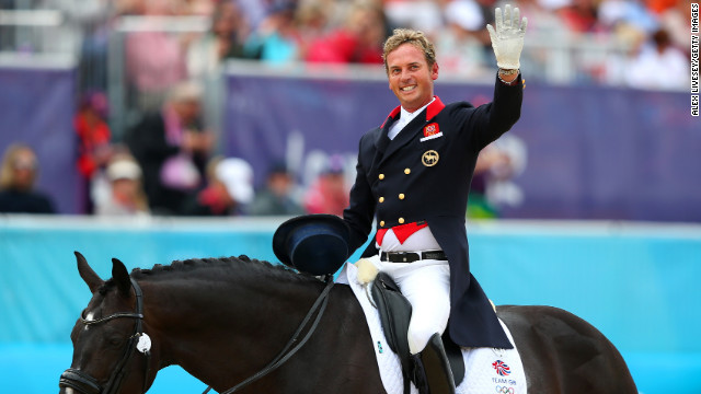 Openly gay British dressage rider Carl Hester helped his team win gold at the 2012 Olympics.