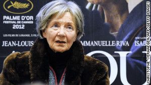 At 85, French actress Emmanuelle Riva is the oldest person ever nominated for best actress.