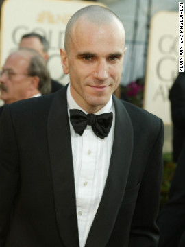 "Lincoln" marks Daniel Day-Lewis' fifth Academy Award nomination. The actor, who has won the Oscar for best actor twice before ("My Left Foot" in 1989 and "There Will Be Blood" in 2007) is pictured here at the 2003 Golden Globe Awards.