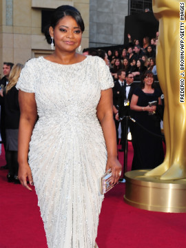 Octavia Spencer wowed in a Tadashi Shoji gown at the 2012 Academy Awards, where she won an Oscar for her role in "The Help."