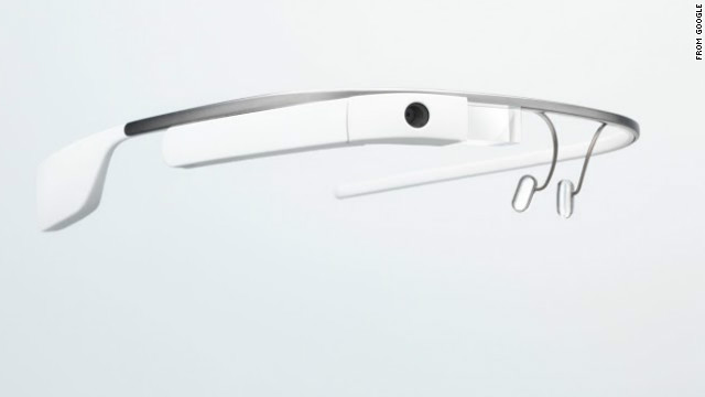 Google Glass features a camera mounted on the right side.