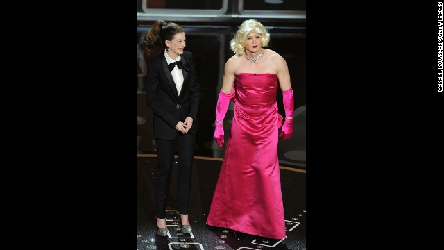 Anne Hathaway and James Franco are two of the most <a href='http://marquee.blogs.cnn.com/2011/02/28/oscars-the-bomb-heard-round-the-internet/'>awkward </a>hosts in the history of the Academy Awards. Hathaway got flak for trying too hard, while Franco was criticized for having his head in the clouds. "The worst Oscarcast I've seen, and I go back awhile," Roger Ebert tweeted. "Some great winners, a nice distribution of awards, but the show? Dead. In. The. Water."