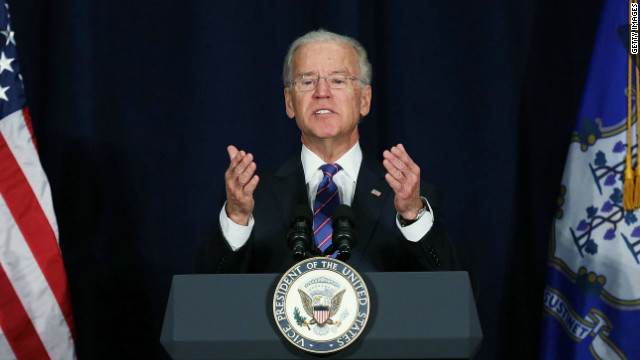 Forget about 'political survival' in gun debate, Biden says
