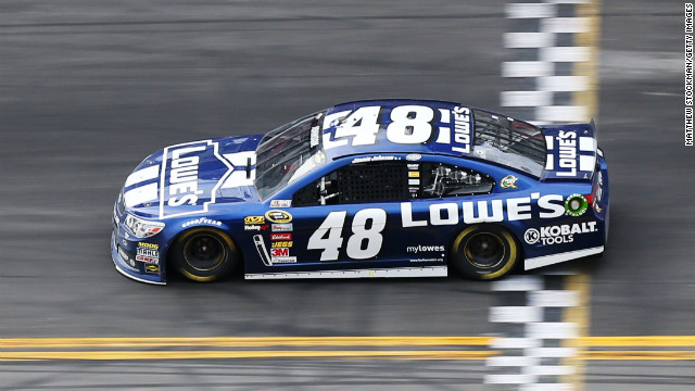 Jimmie Johnson squeaks out Daytona 500 win