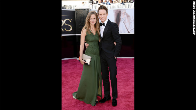 Hannah Bagshawe and Eddie Redmayne